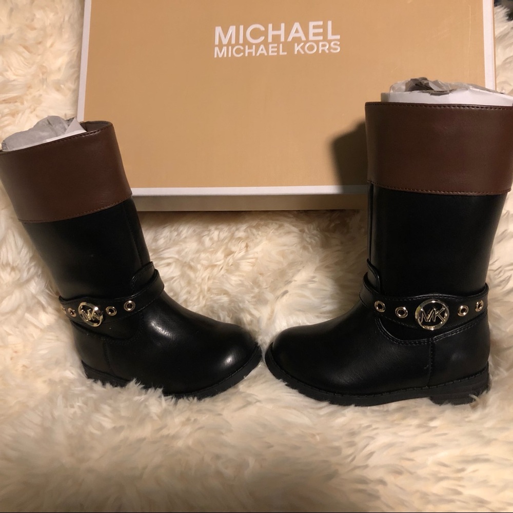 Toddler Girls Michael Kors Emma Derby Boots